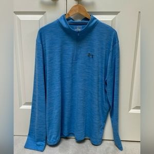 Under Armour Light Blue Heat Gear 1/2 zip 2xl pullover